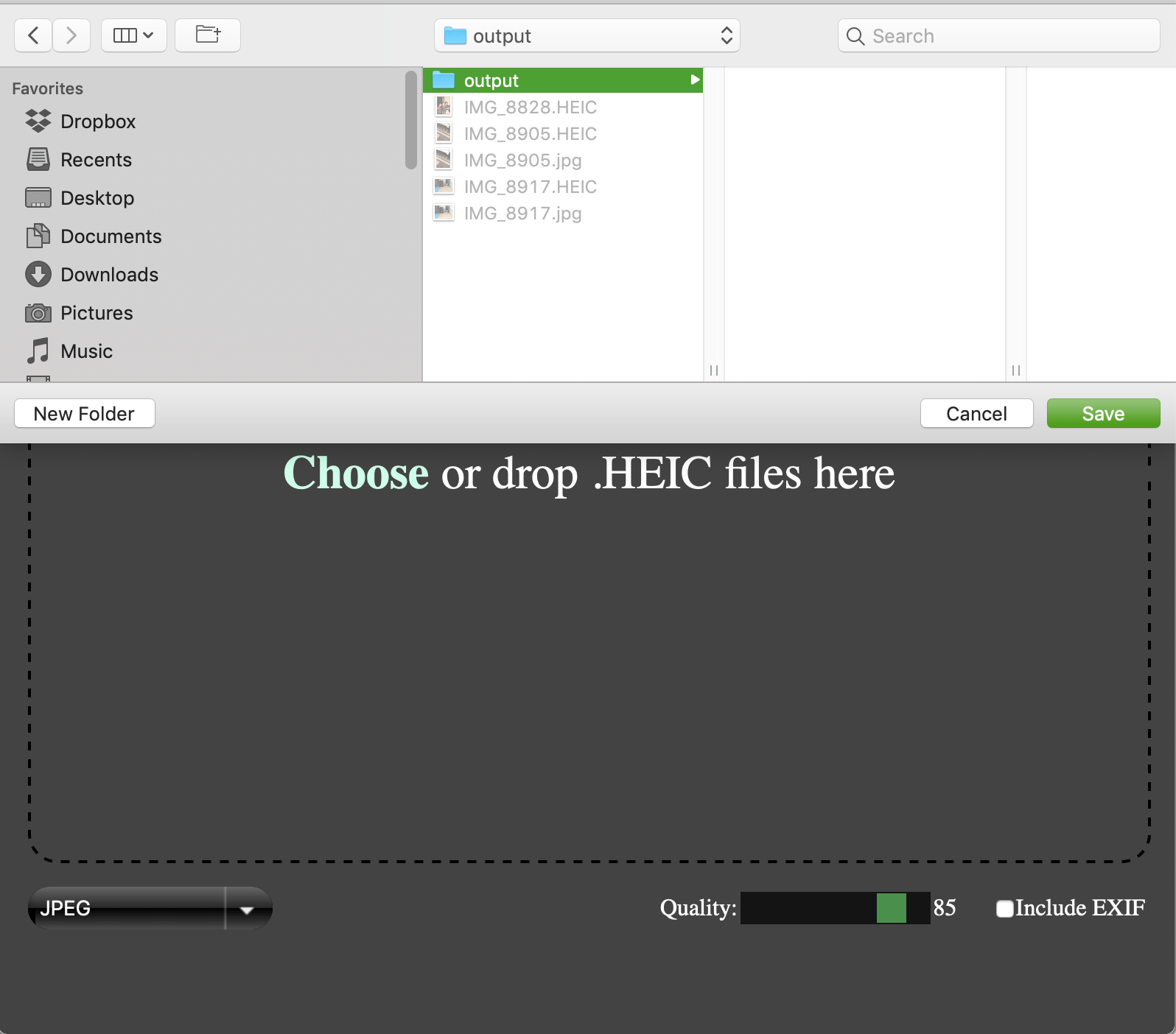 Convert HEIC to jpg and HEIC to PNG on Windows and Mac.